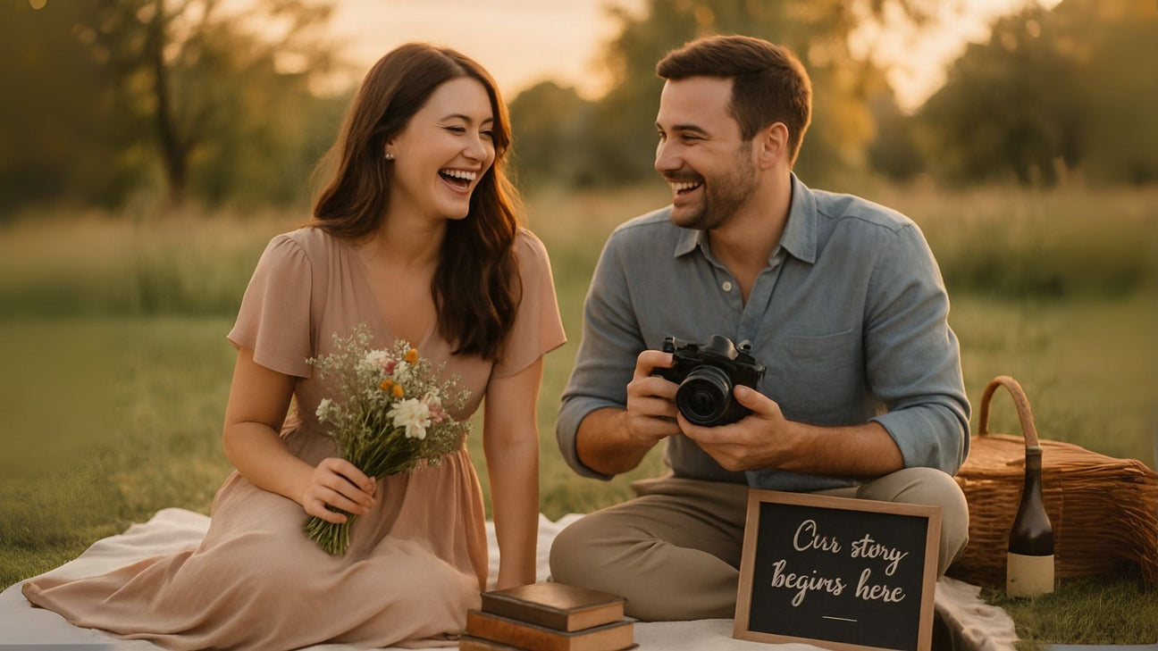 How to Choose the Perfect Props for Your Engagement Photo Shoot