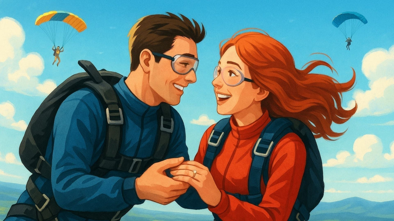How to Plan a Skydiving Proposal That’s Just as Epic as Your Love Story