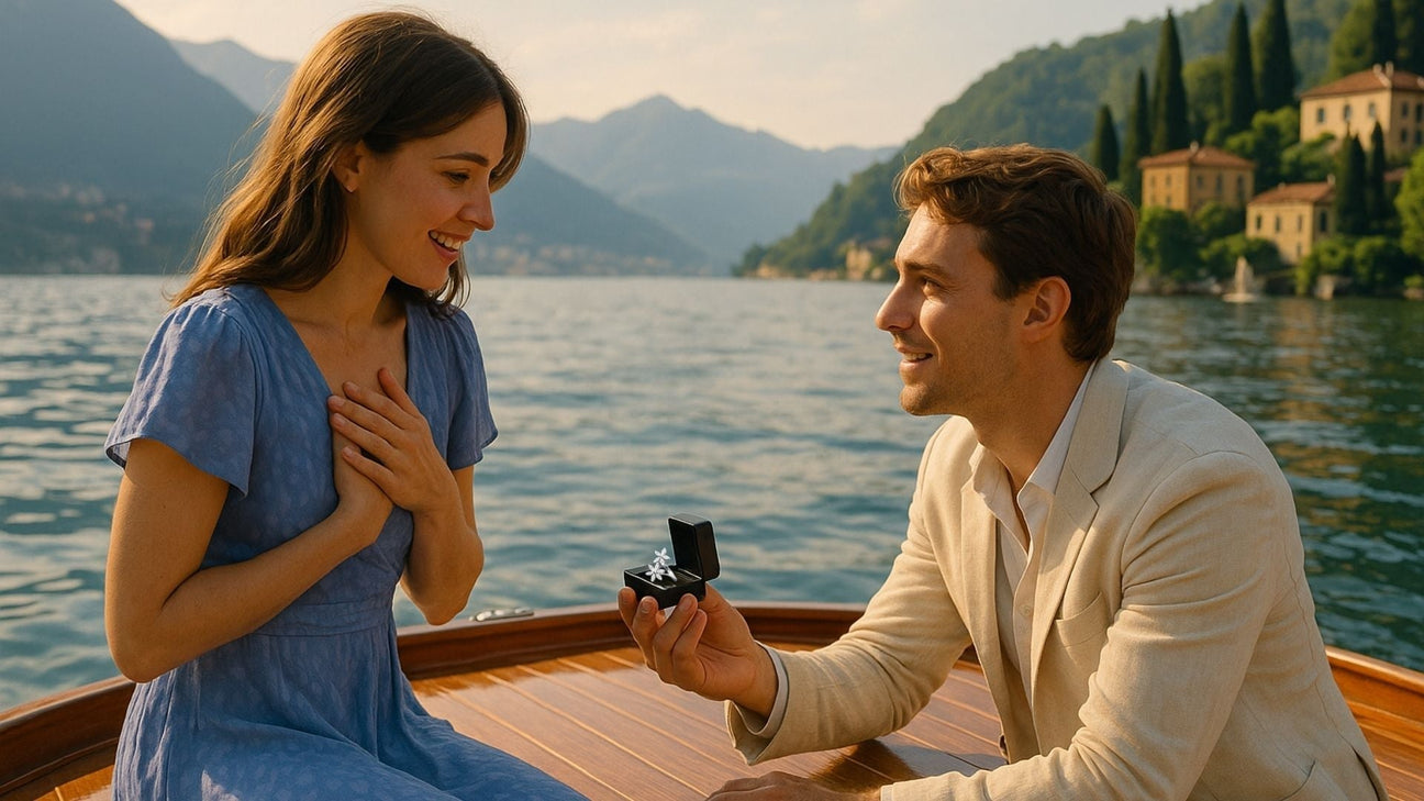 How to Propose on a Boat in Lake Como