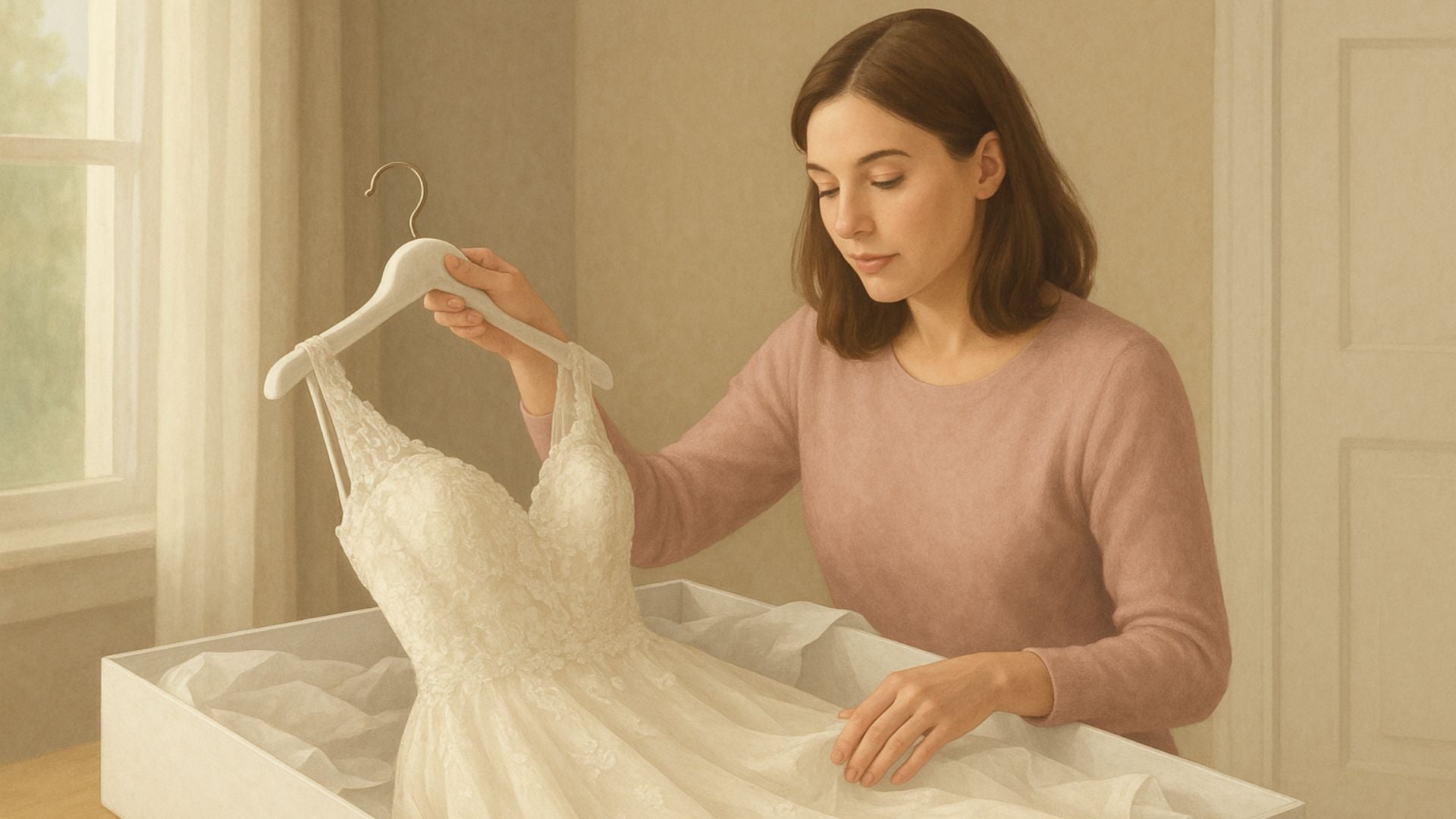 How to Store Your Wedding Dress After the Wedding