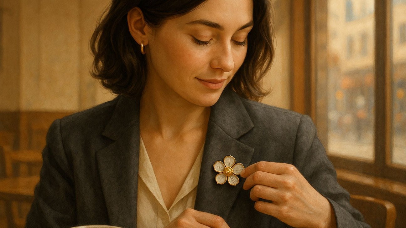 How to Style Brooches