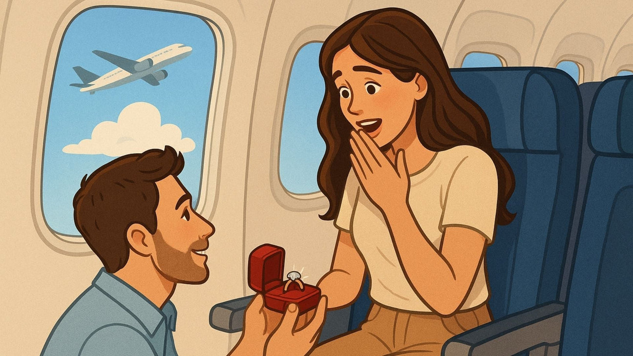 On Cloud Nine: How to Pull Off an Airplane Proposal