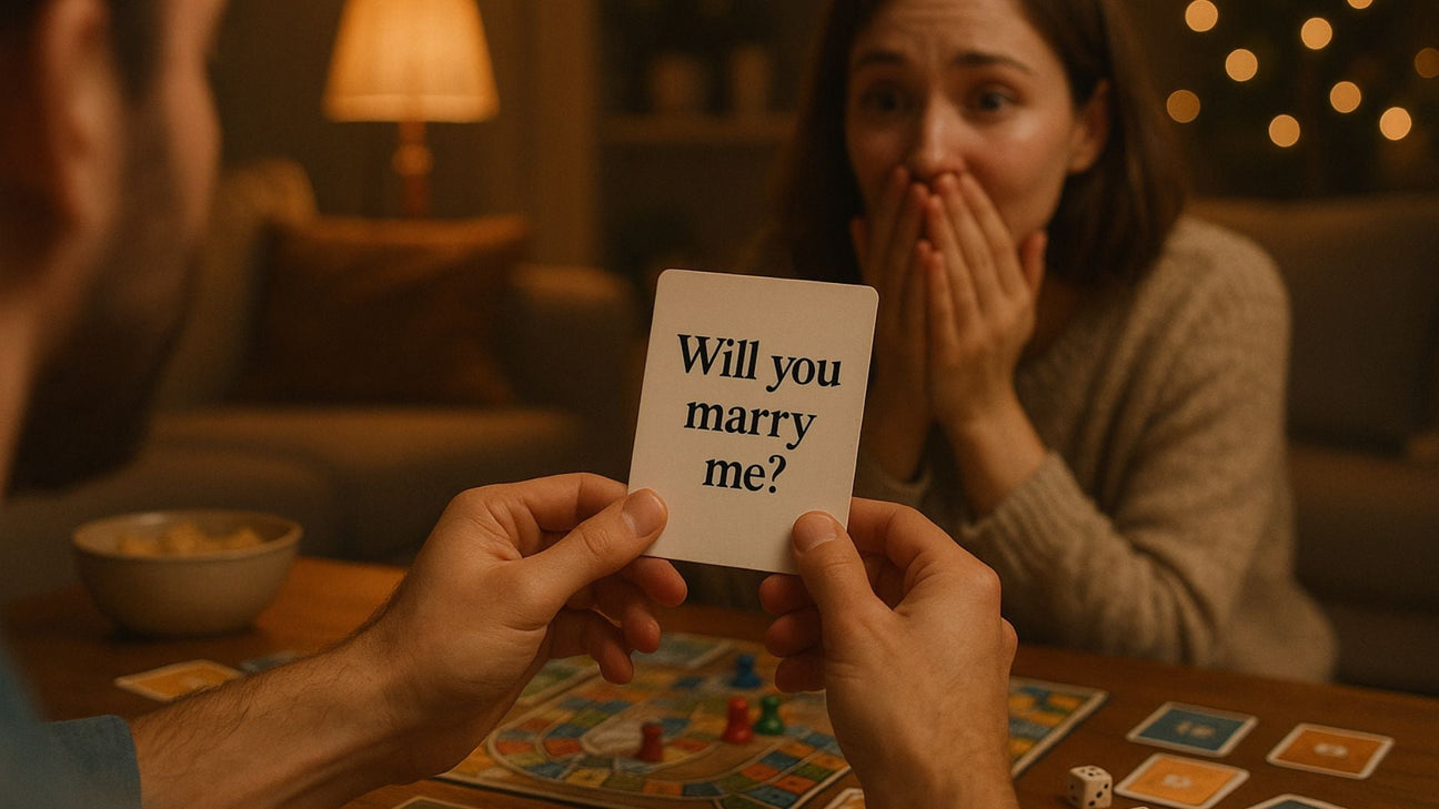 The “Fake Game Night” Proposal: How to Create a Custom Board Game That Ends in a Ring