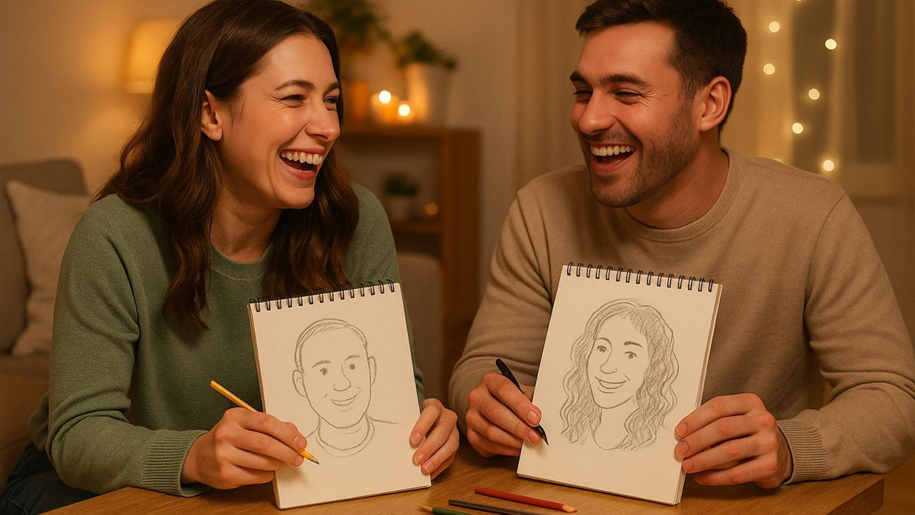 The Funniest (and Sweetest) Date Night: Sketch Each Other