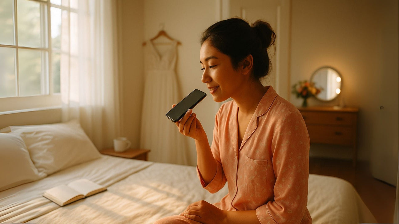 The Morning Voice Memo: A Modern Twist on the Wedding Day Letter