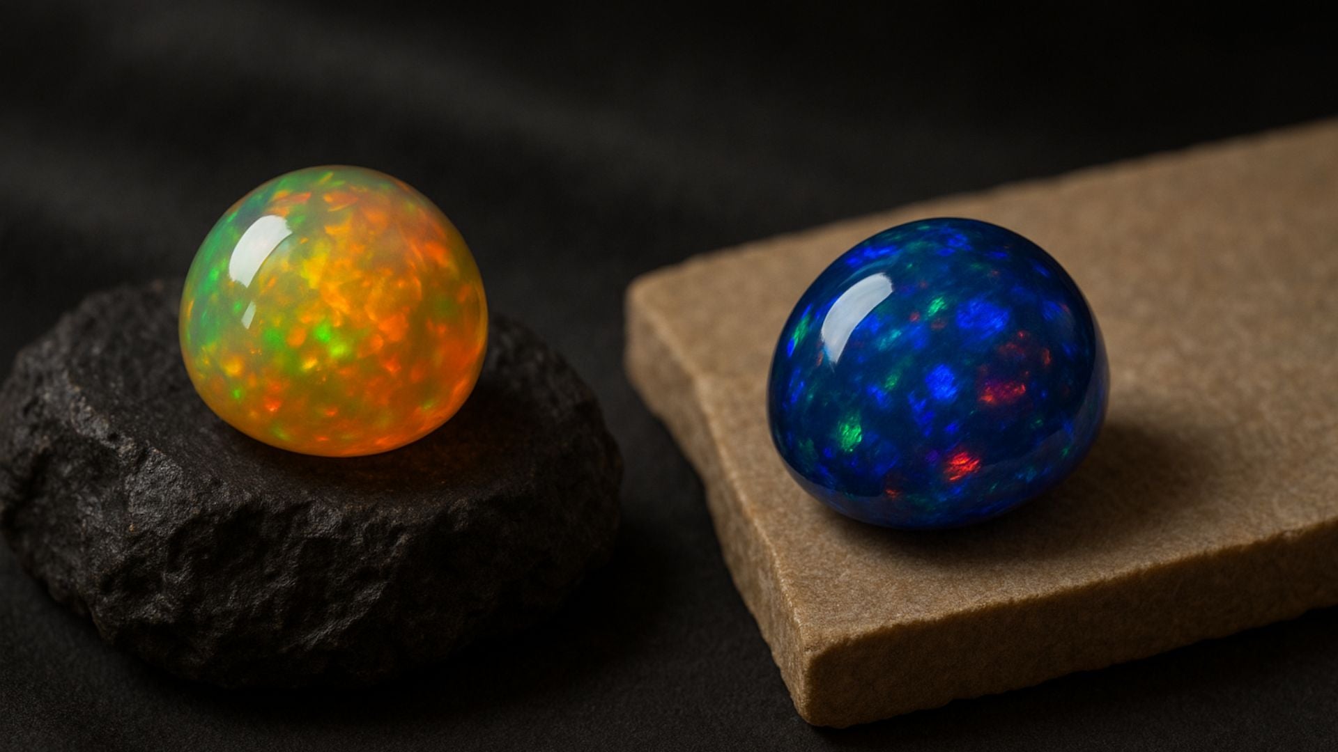 What Are the Differences Between Ethiopian and Australian Opals?