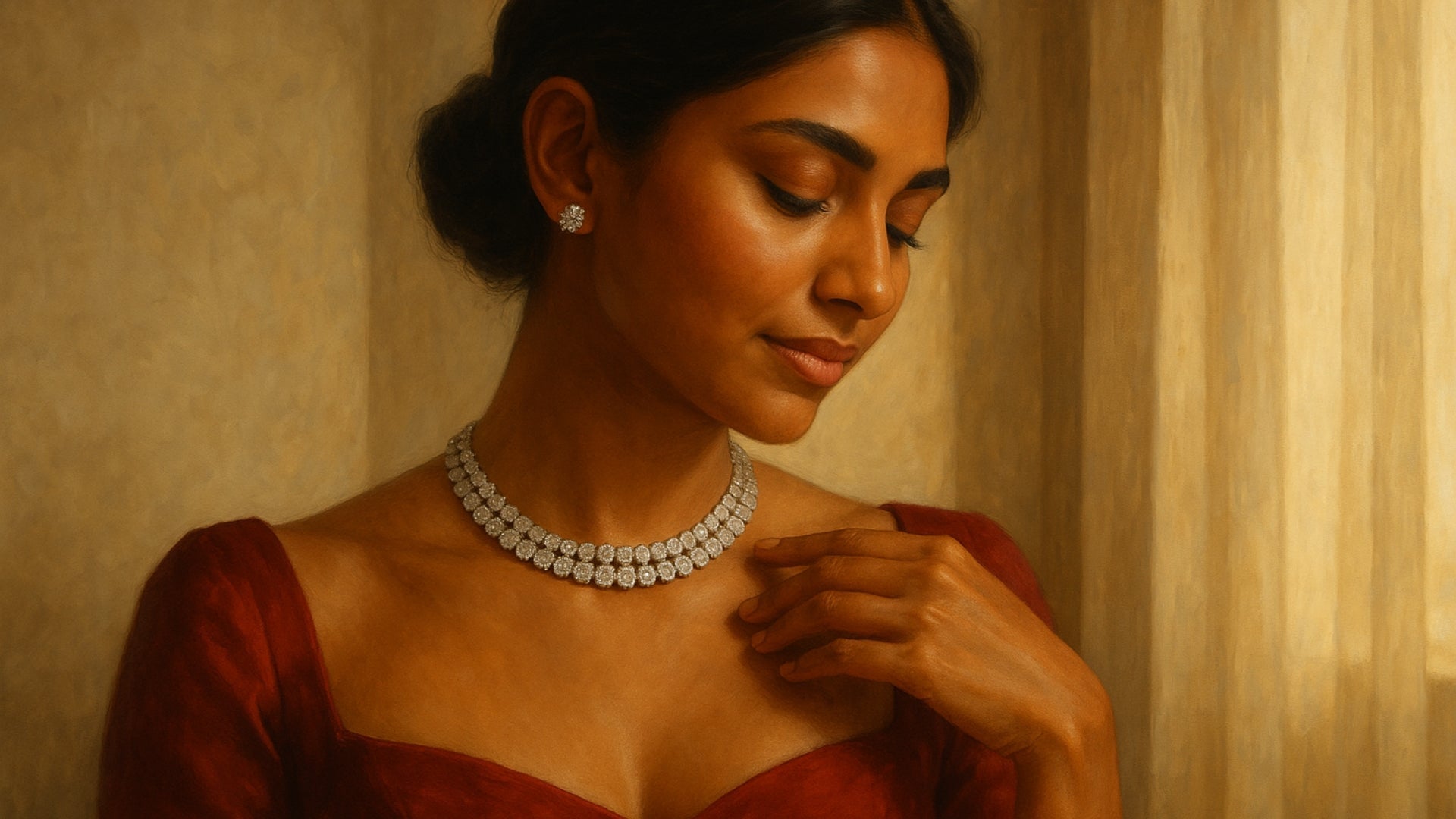 What Color Jewelry Should You Wear With a Red Dress?