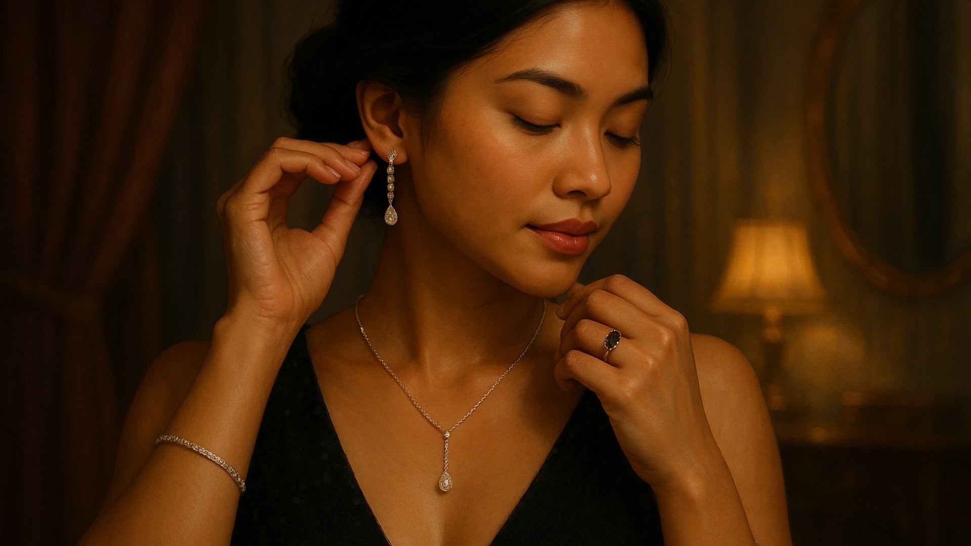 What Jewelry Goes With a Black Dress?