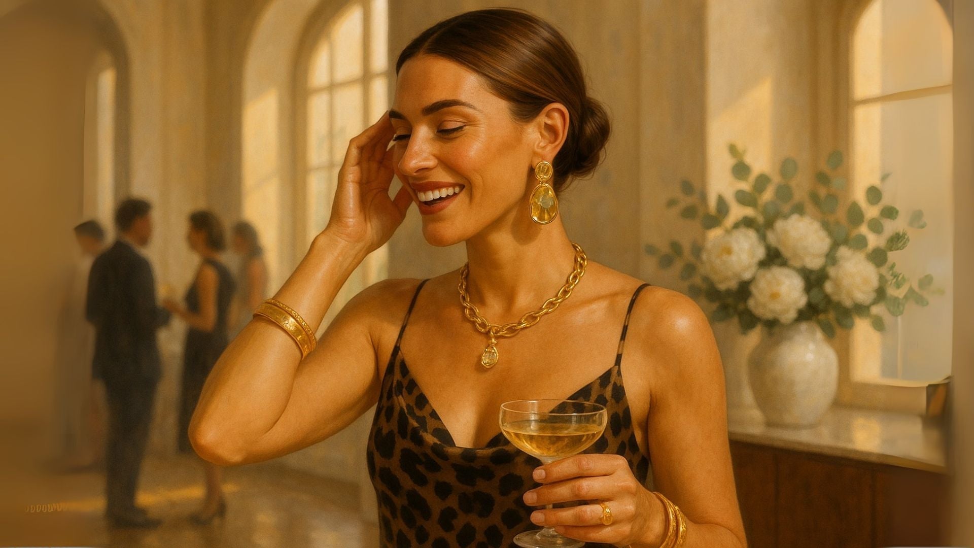 What Jewelry Goes With a Leopard Print Dress