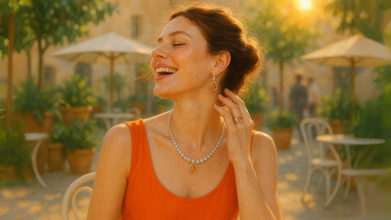 What Jewelry Should You Wear With a Round Neck Dress