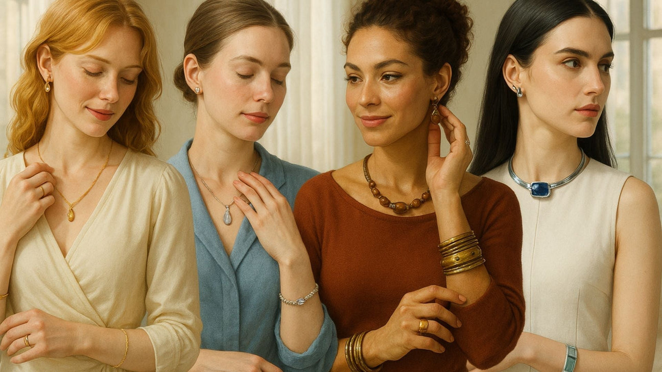 What Jewelry Suits Your Color Season? (Spring, Summer, Autumn, or Winter)