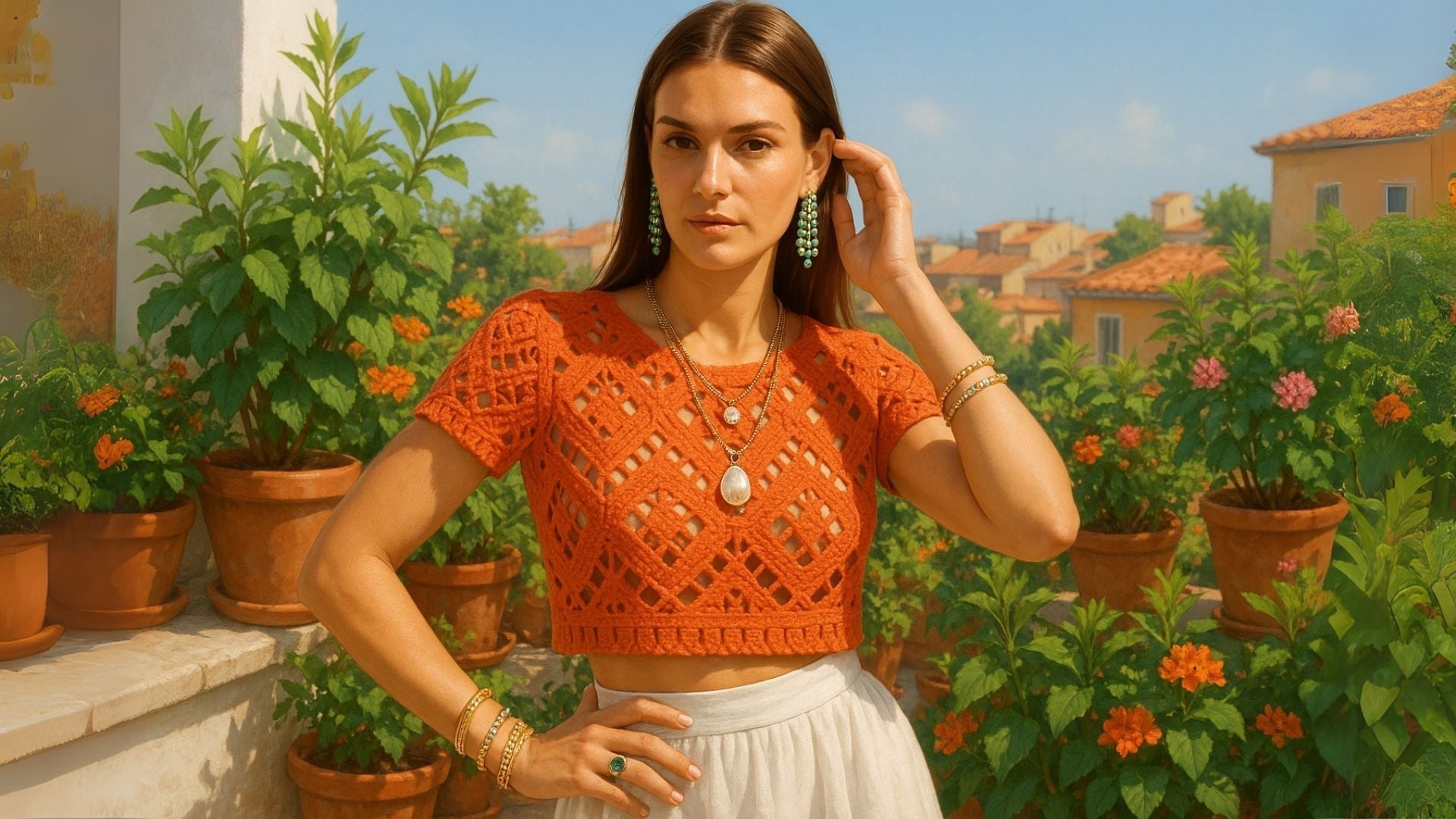 What Jewelry To Wear With a Crochet Top