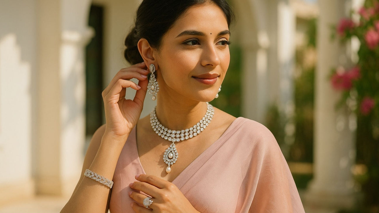 What Jewelry To Wear With a Pastel Saree?