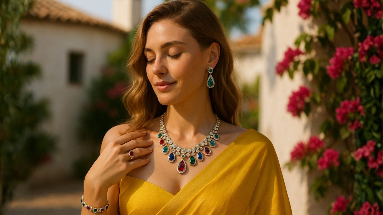 What Jewelry To Wear With a Yellow Saree?