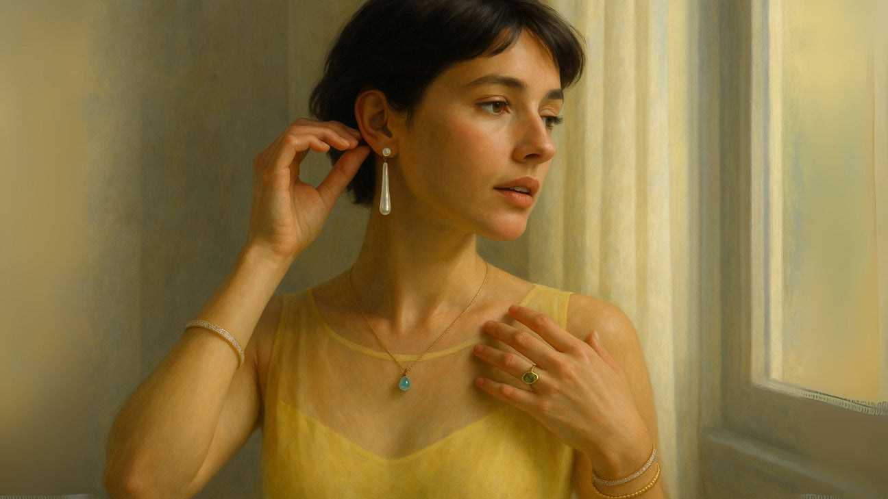 What Jewelry to Wear With a Sheer Neckline