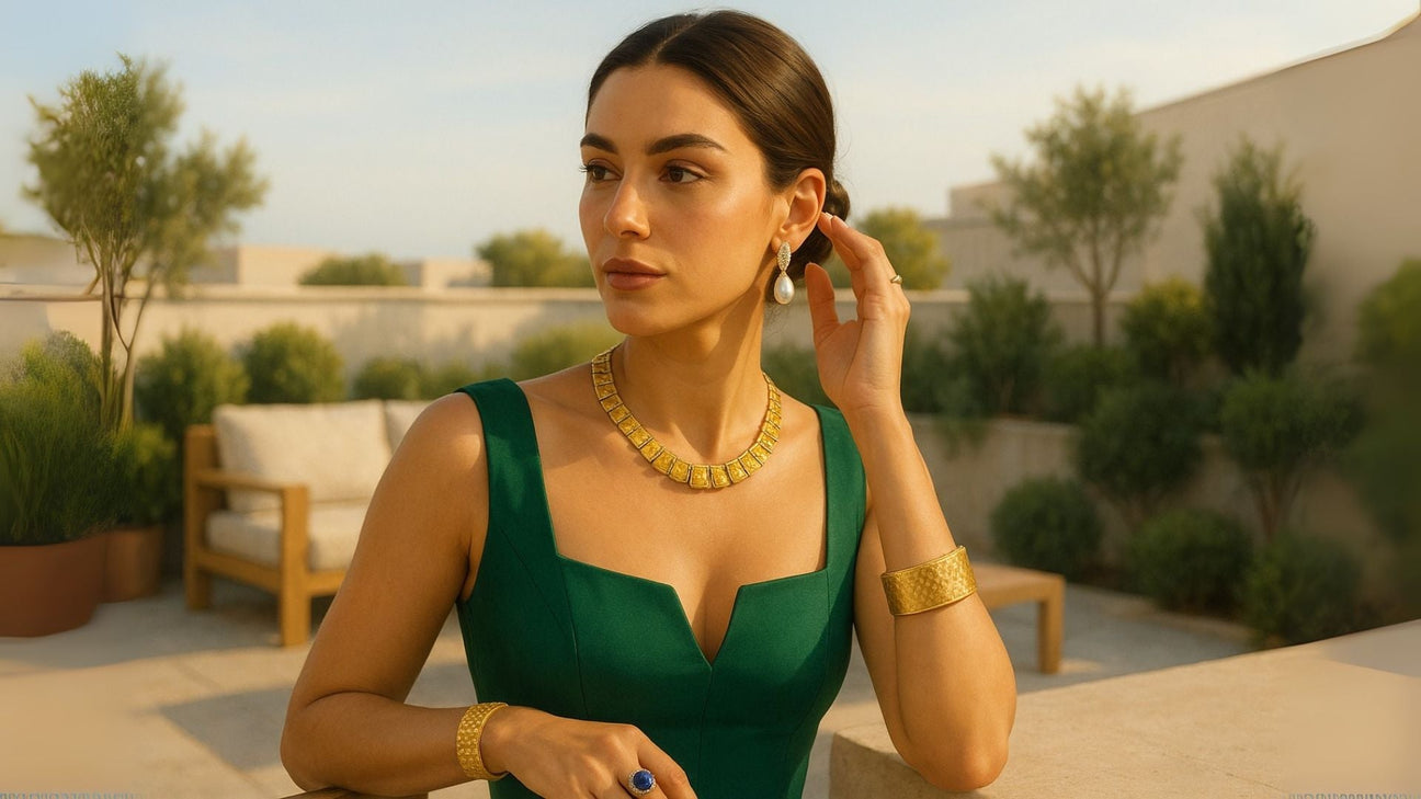 What Jewelry to Wear With an Emerald Green Dress