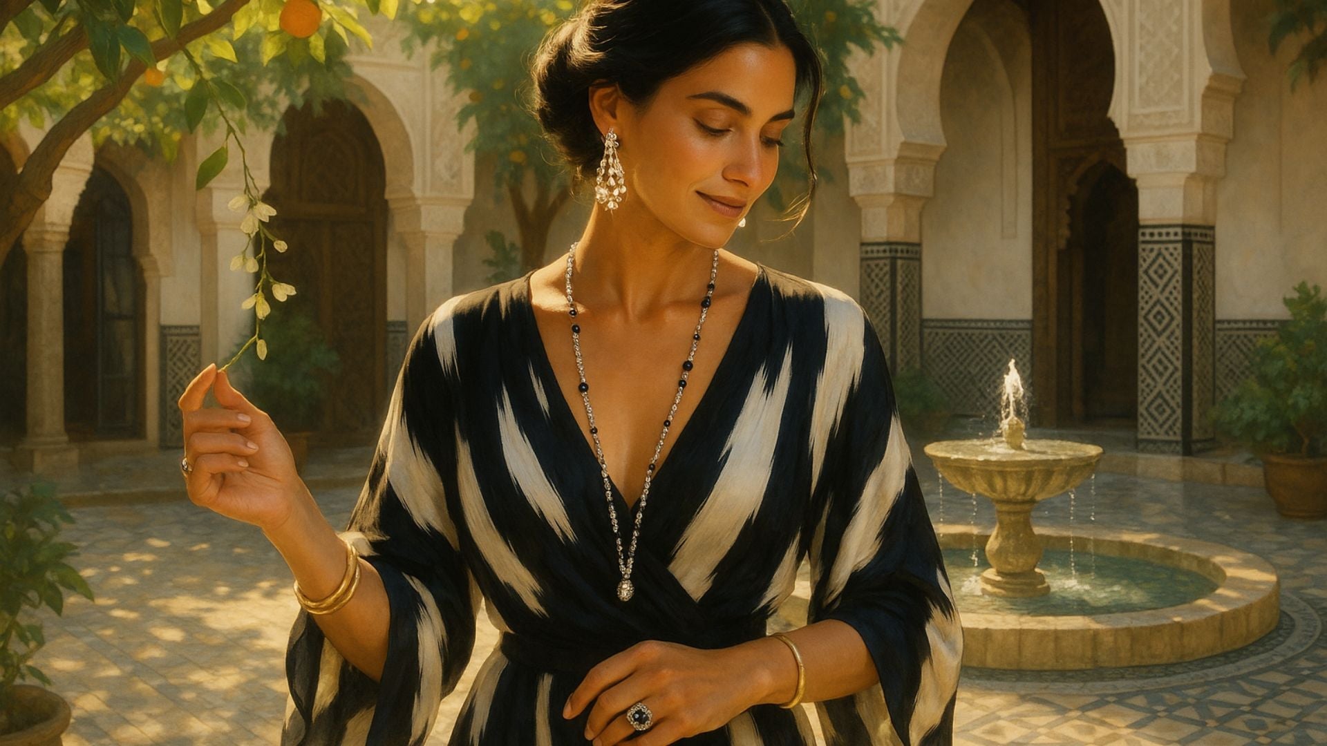 What Jewelry to Wear with a Black and White Dress What Jewelry to Wear with a Black and White Dress