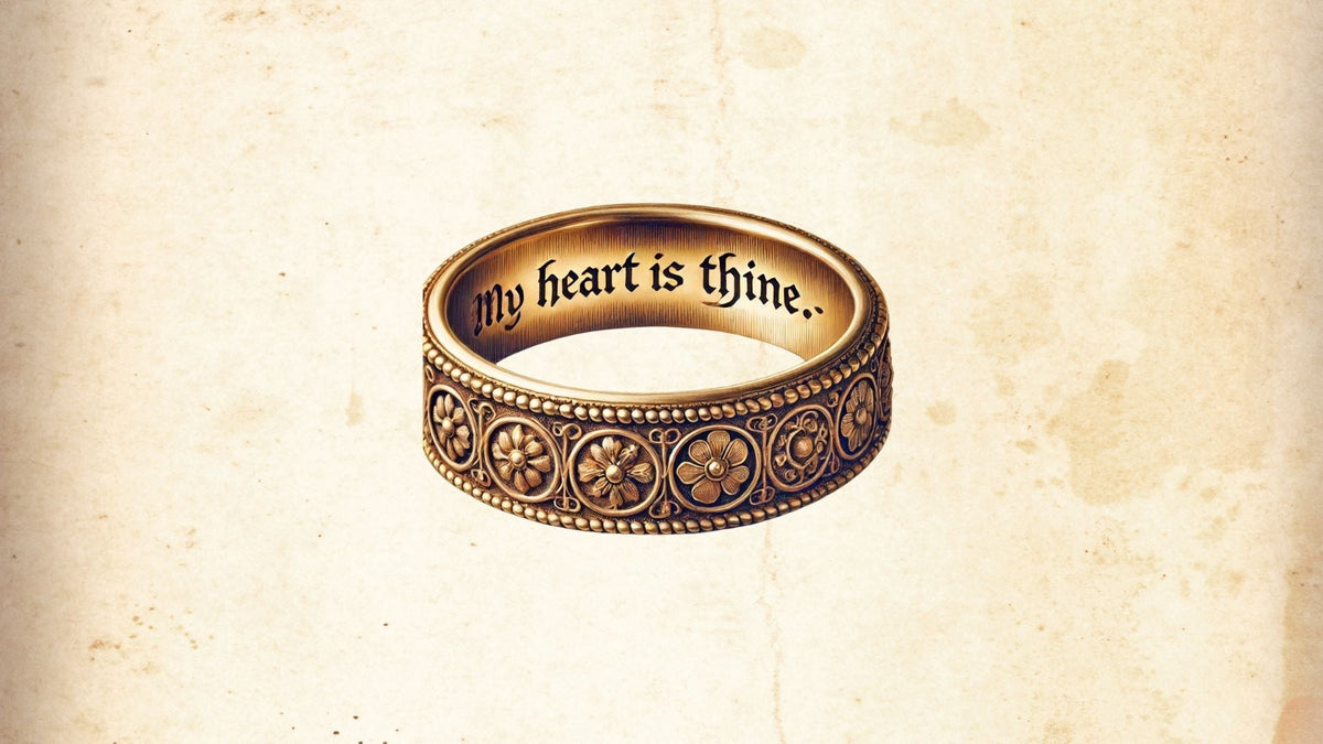 Poosay Ring What Are Posy Rings?