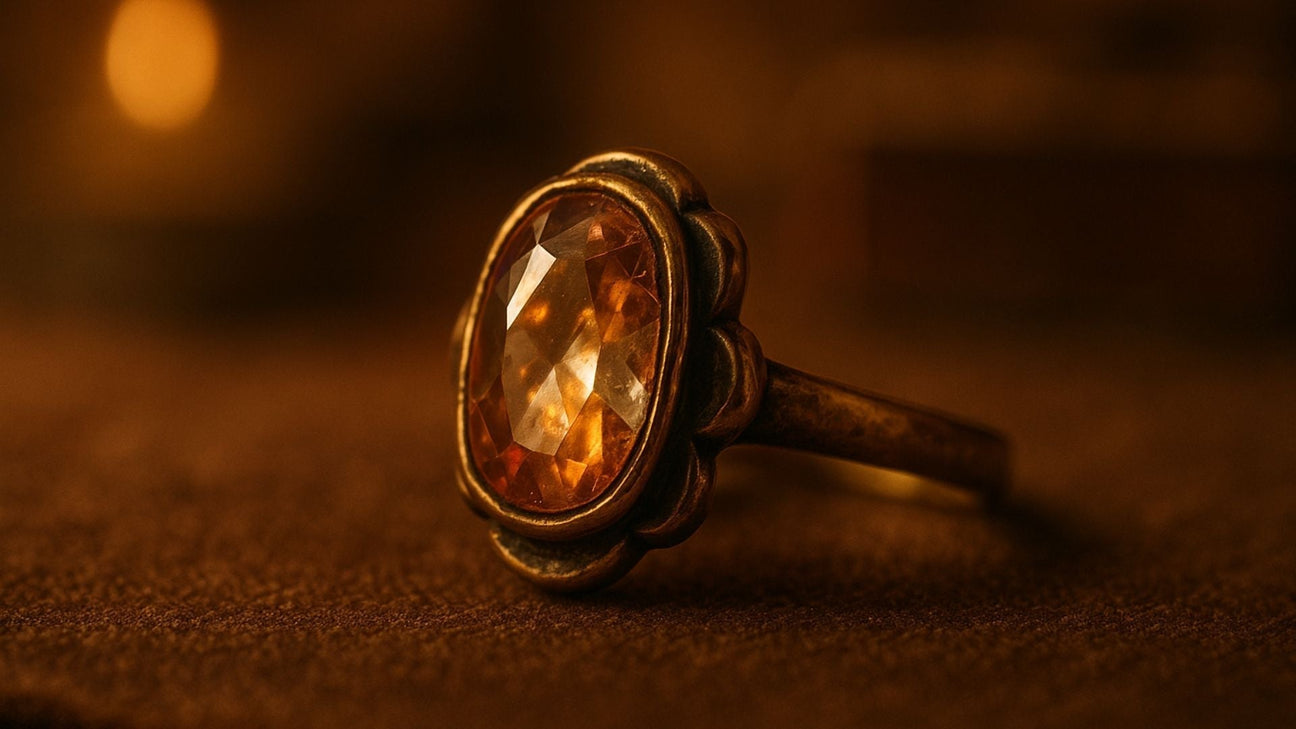 Why Do Some Antique Rings Have Foil Behind the Gemstone?