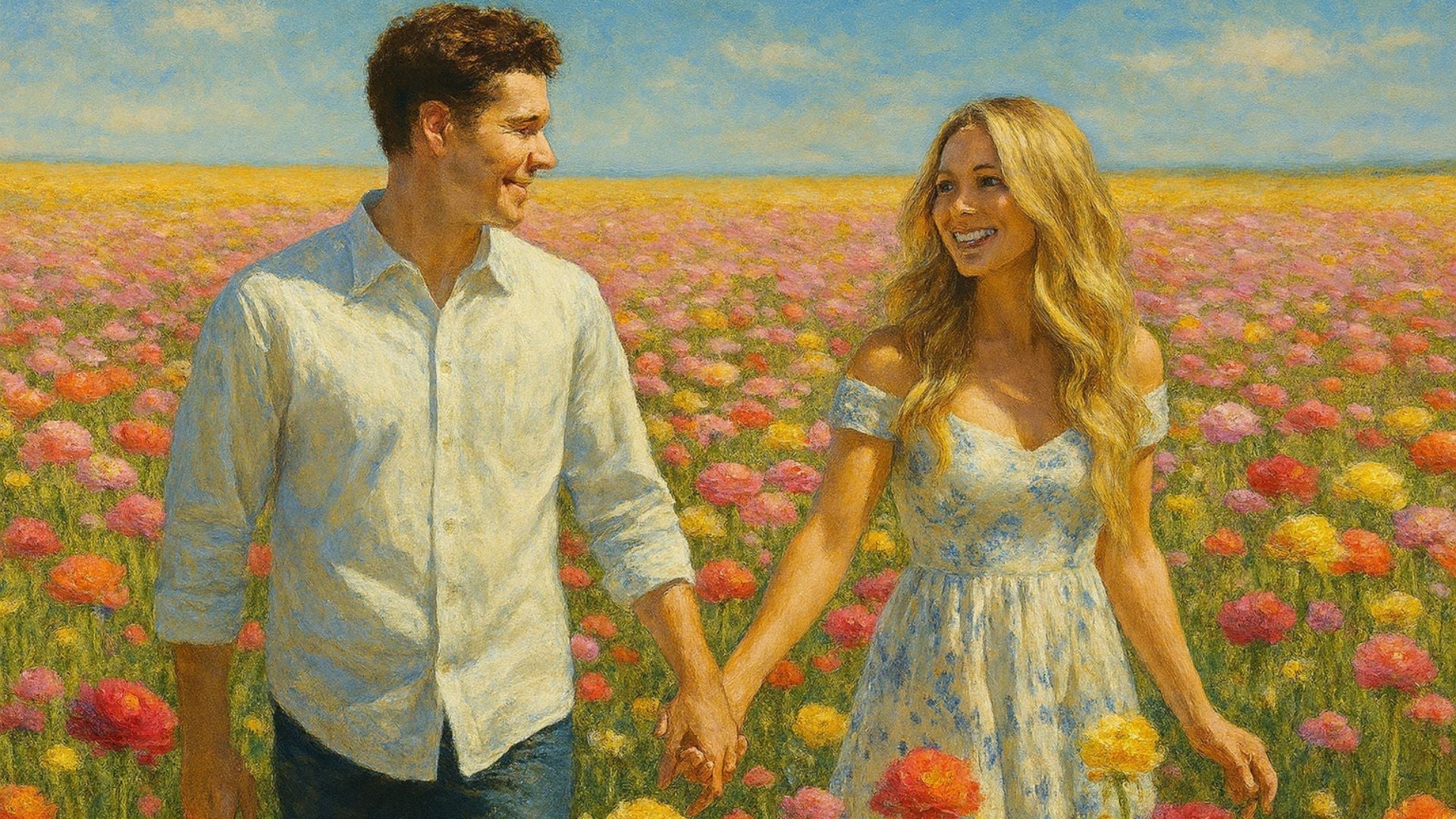 Why Flower Fields Make the Perfect Engagement Backdrop