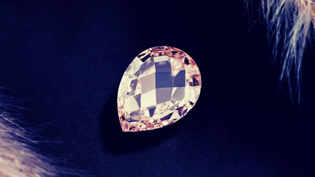 Rose-cut gemstone set in a ring with its domed faceted surface visible