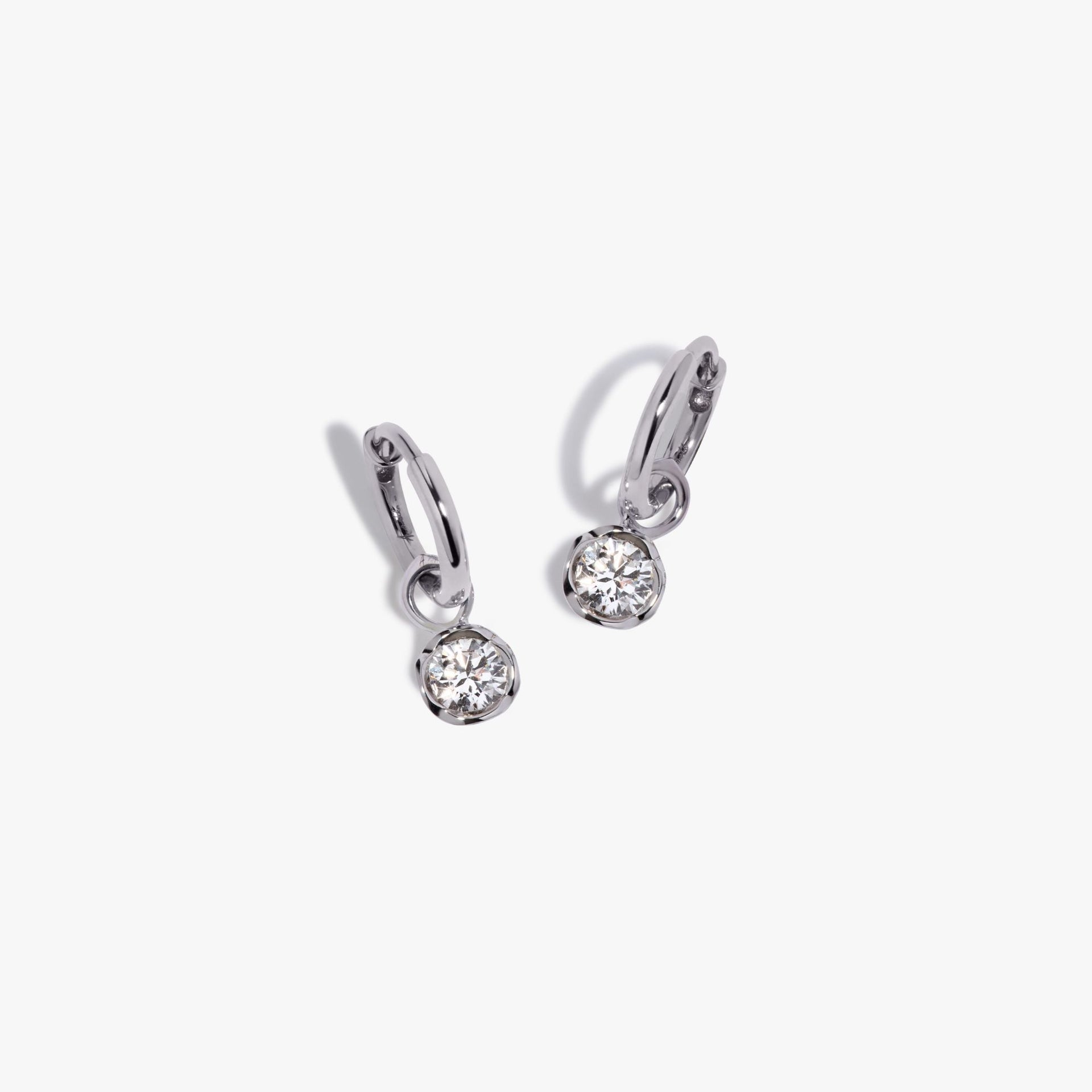 Small Hoop Whoopsie Daisy 0.50ct Diamond Earrings