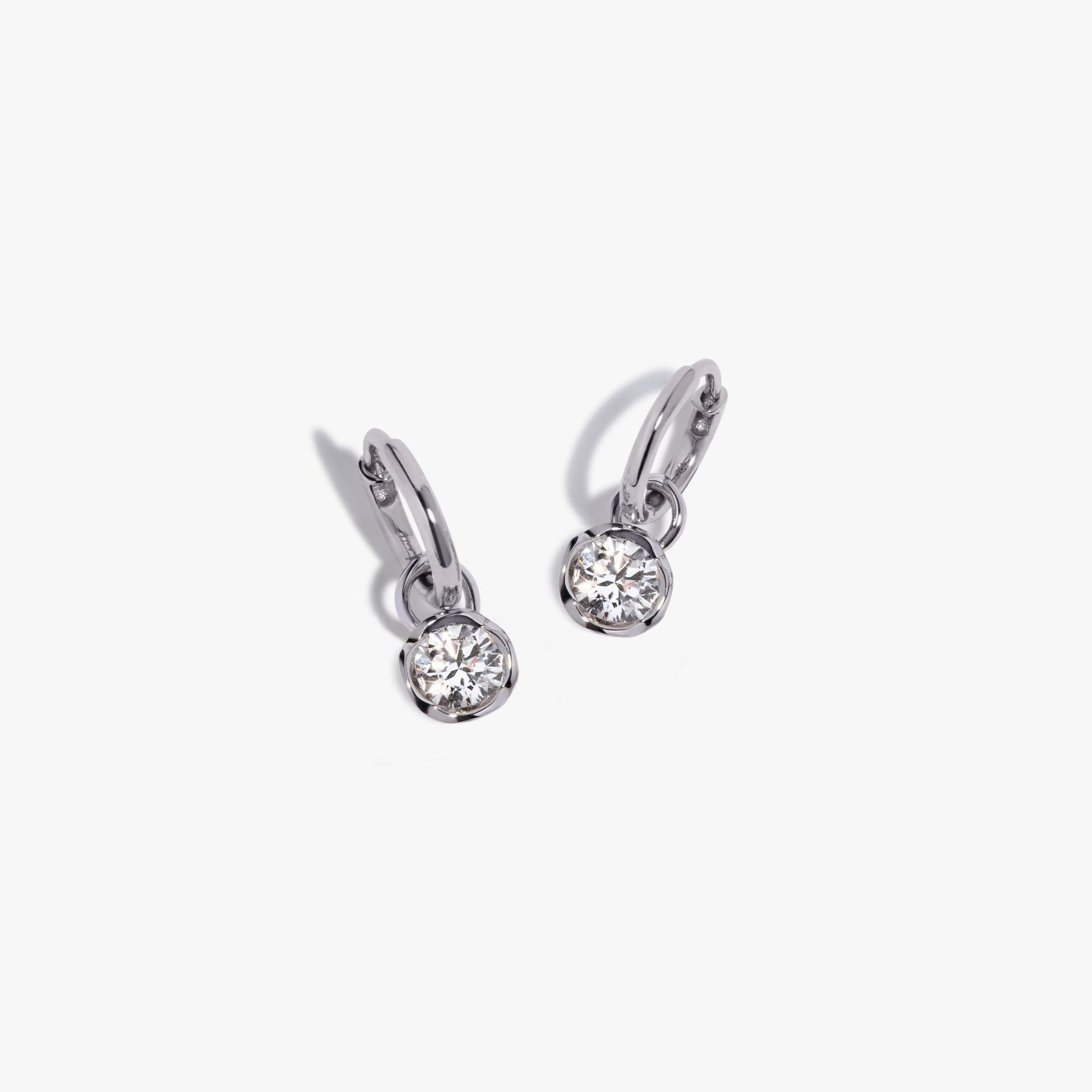Small Hoop Whoopsie Daisy 0.70ct Diamond Earrings