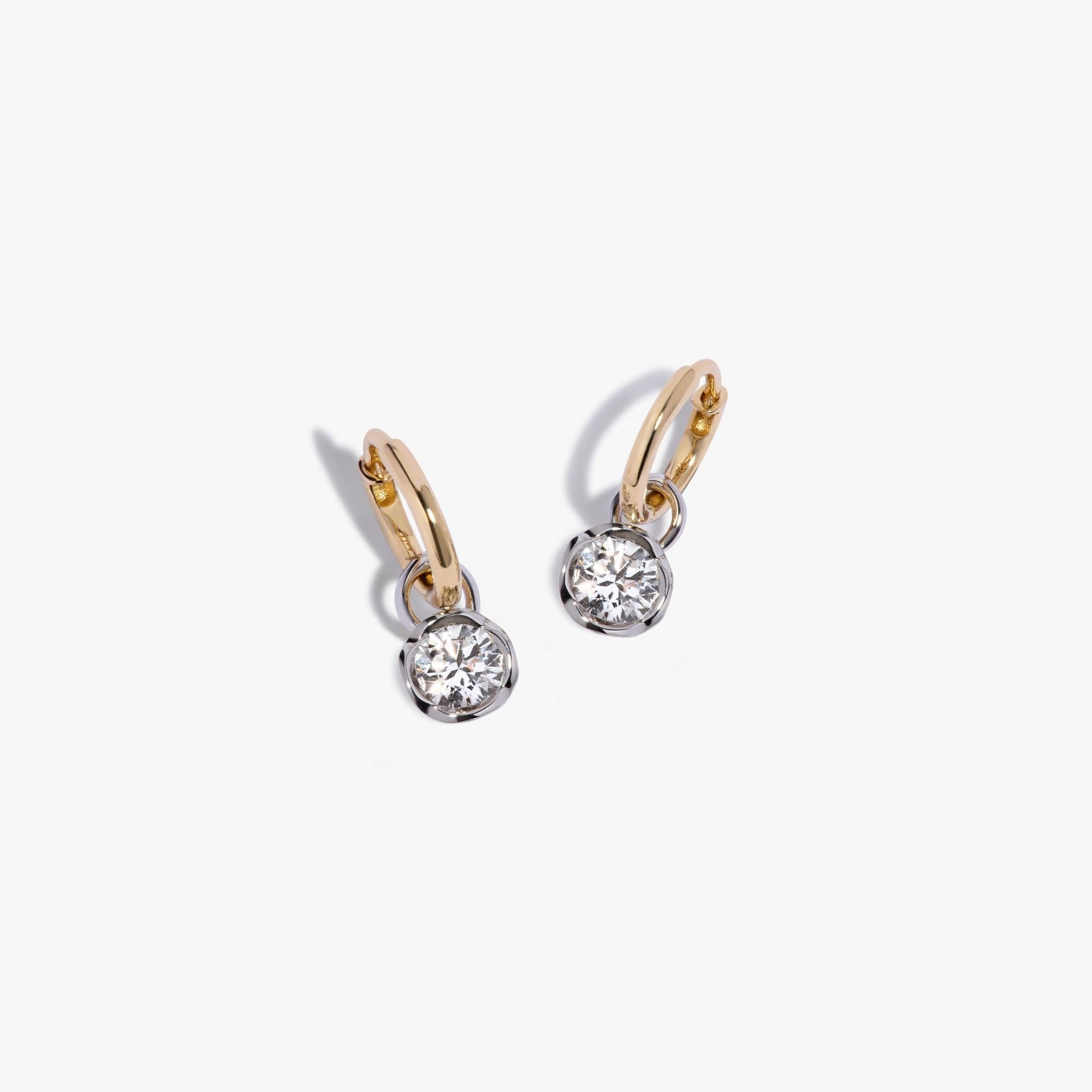 Small Hoop Whoopsie Daisy 0.70ct Diamond Earrings