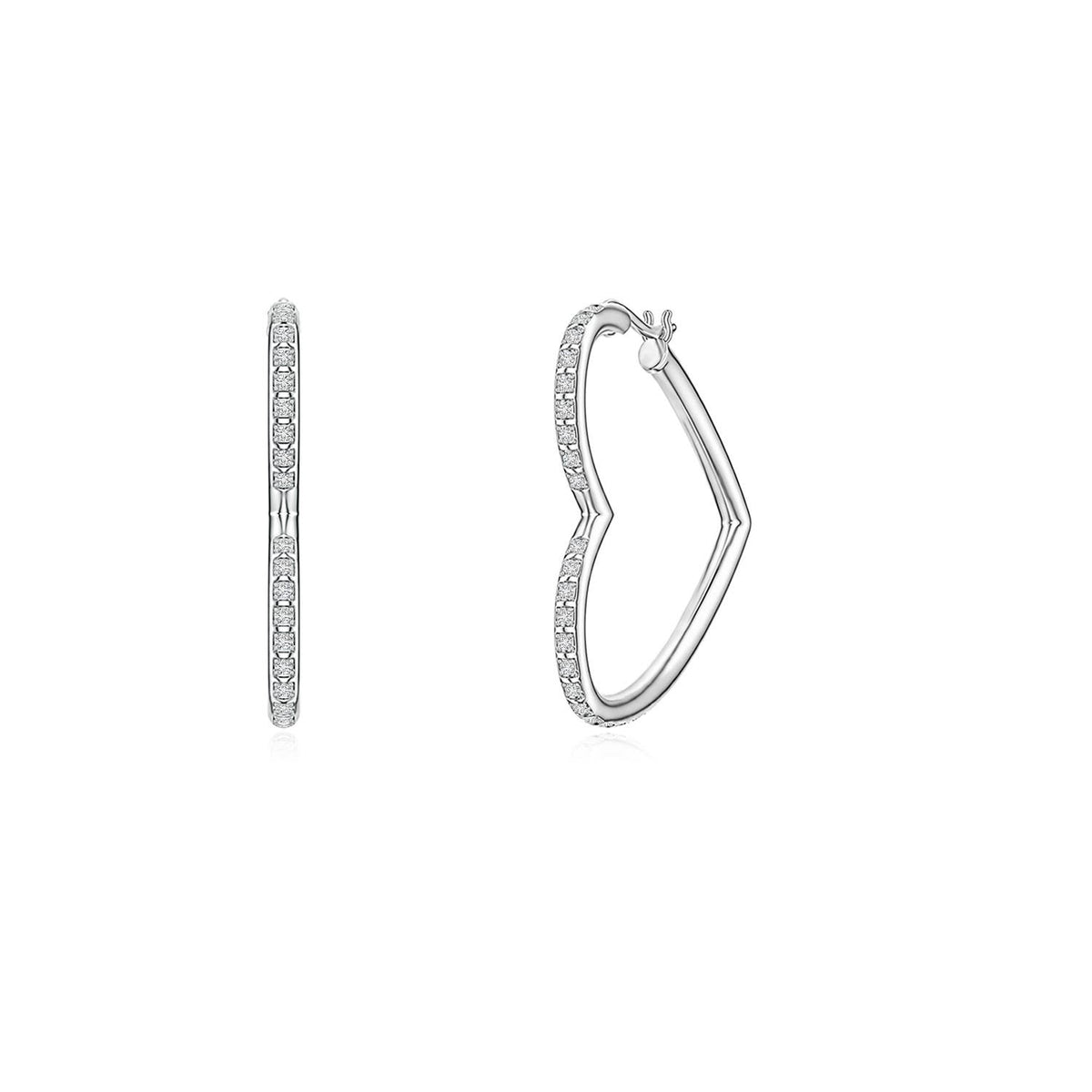 0.88 CTW Pressure-Set Diamond Cluster Cushion Halo Dangle Earrings in Platinum