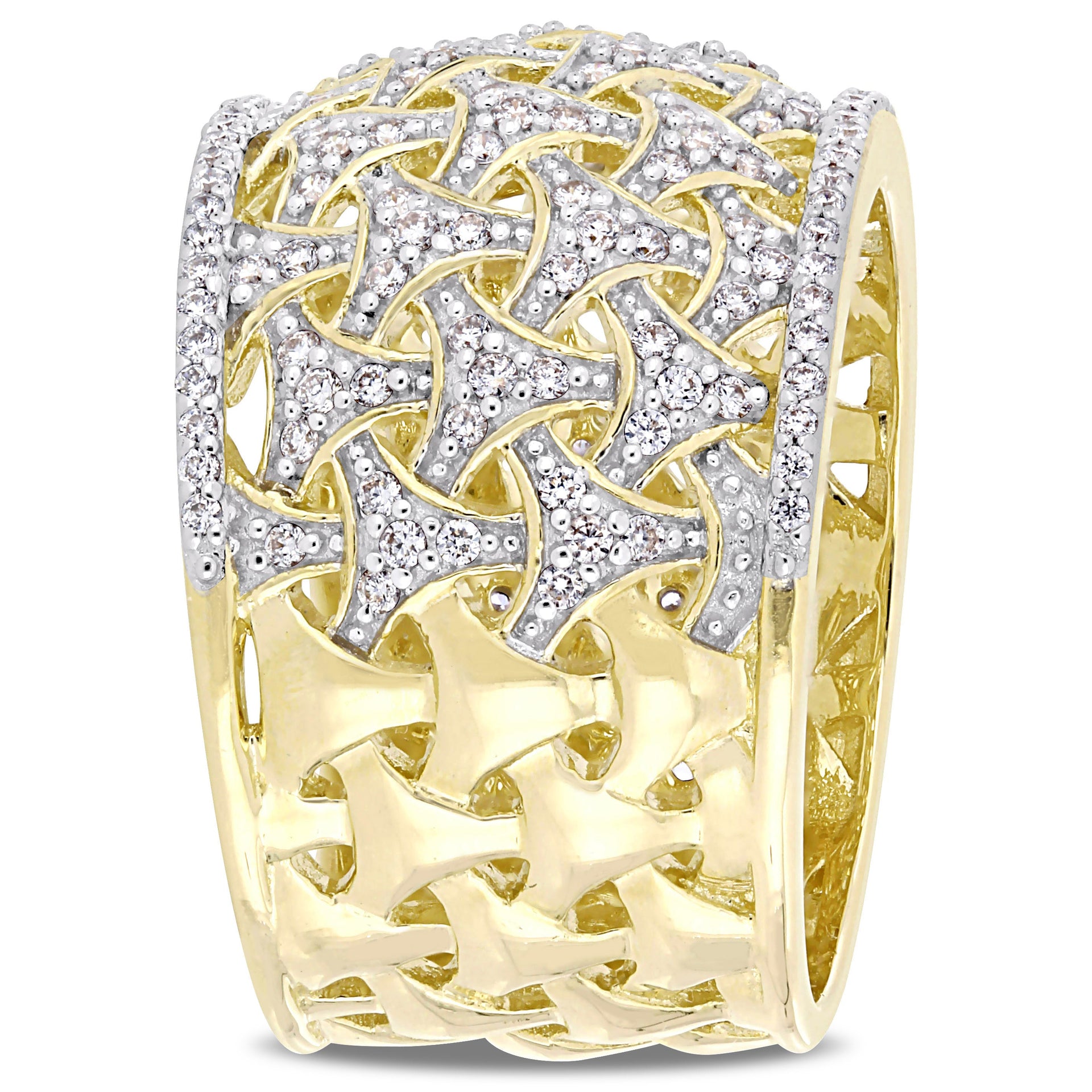 Mimi & Max 3/4ct TW Diamond Filigree Ring 14k Yellow Gold