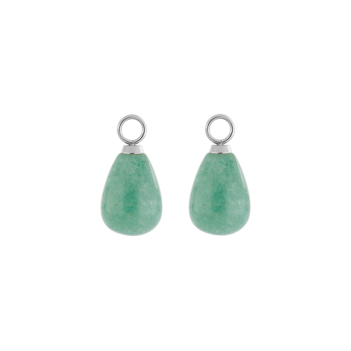 EAR ME UP Charm Drops Silver-Green