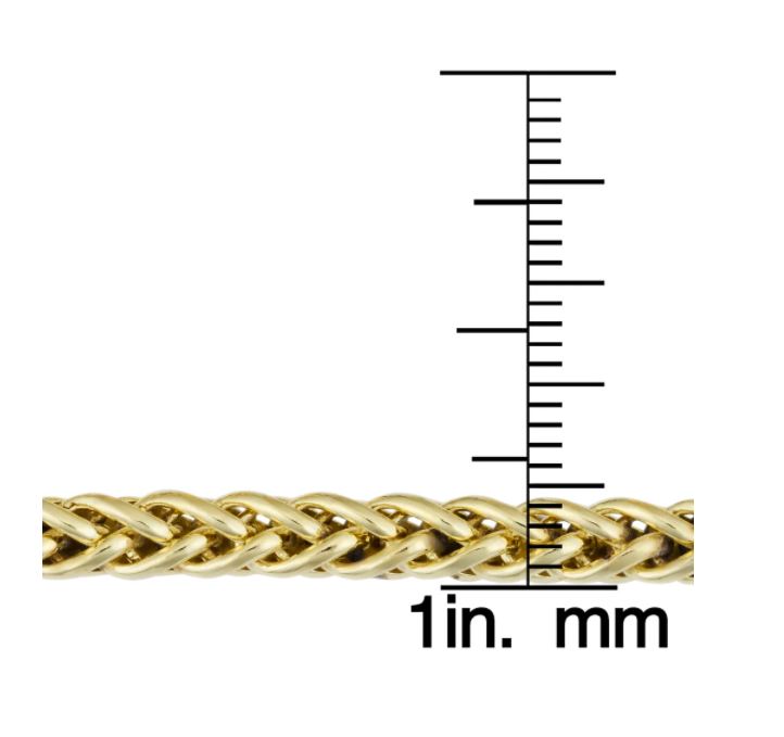 14k Yellow Gold Filled 6-mm Bold Franco Link Chain Bracelet