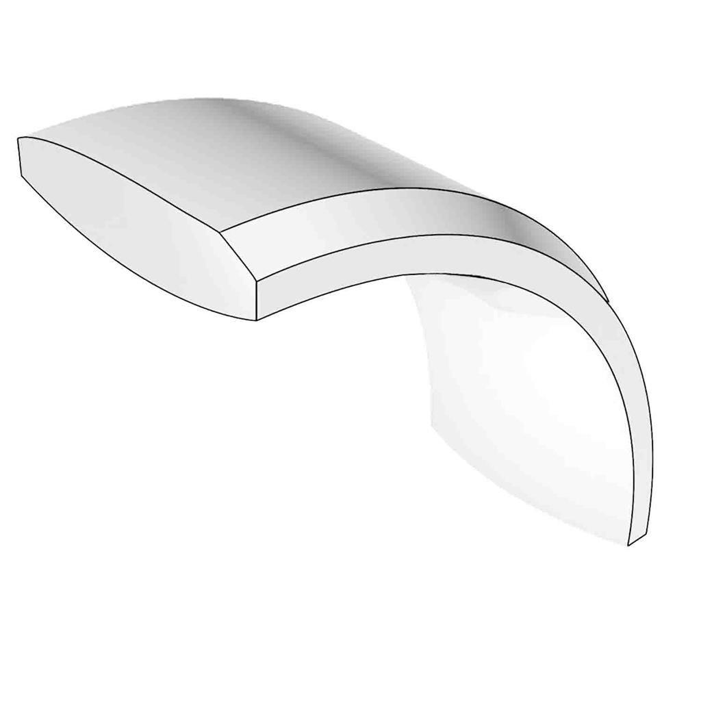 14k White Gold Wedding Band Flat High Polished Finish Beveled Edges - 3mm - 10mm