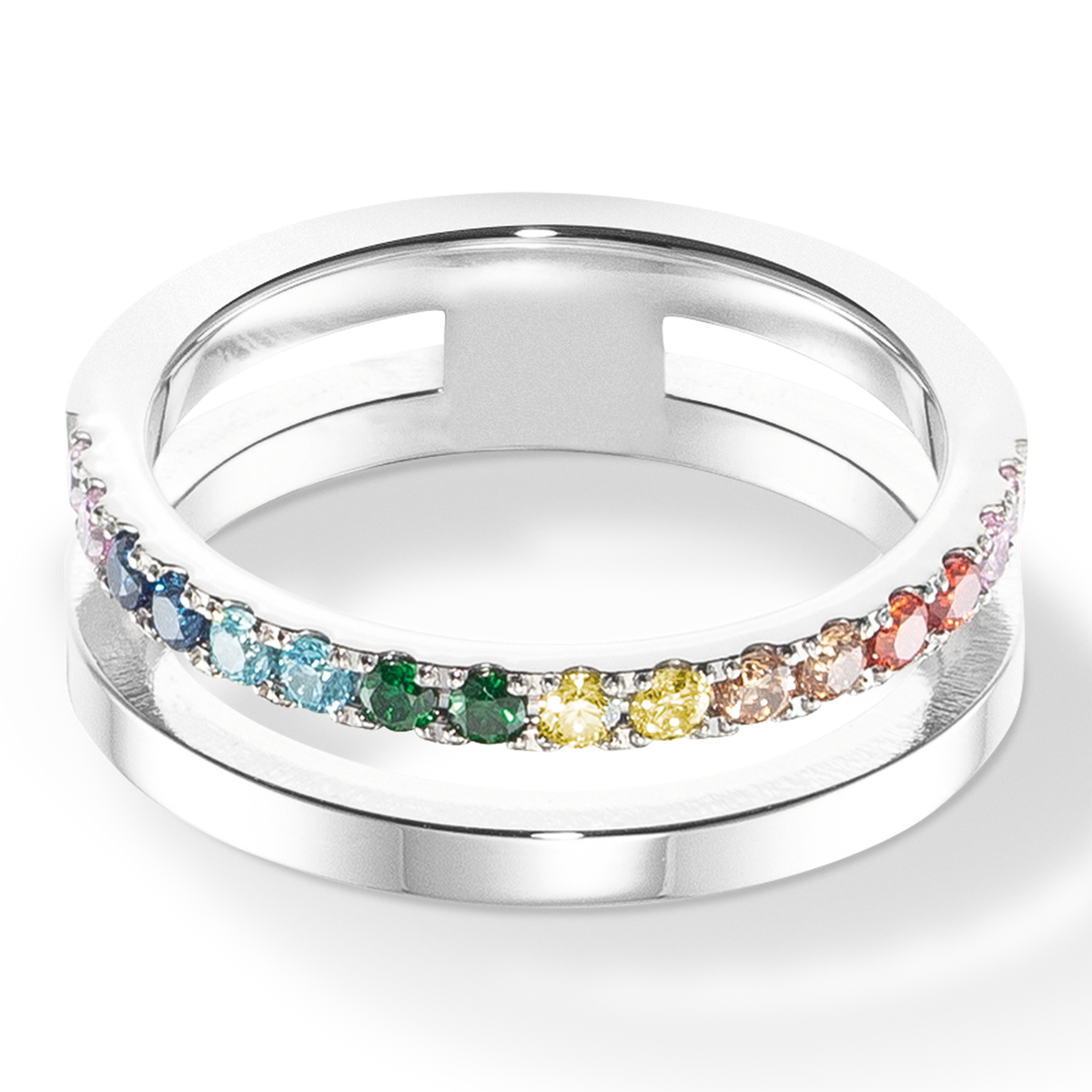Eternal Unity Bague argent-noir