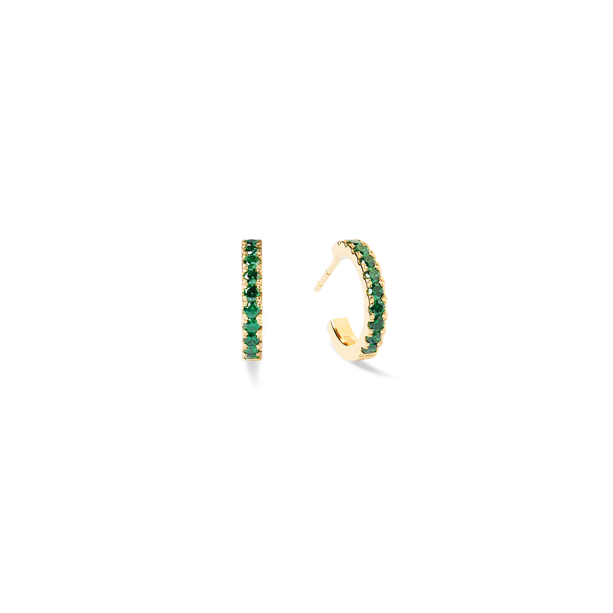 Eternal Love Hoop mini gold-green