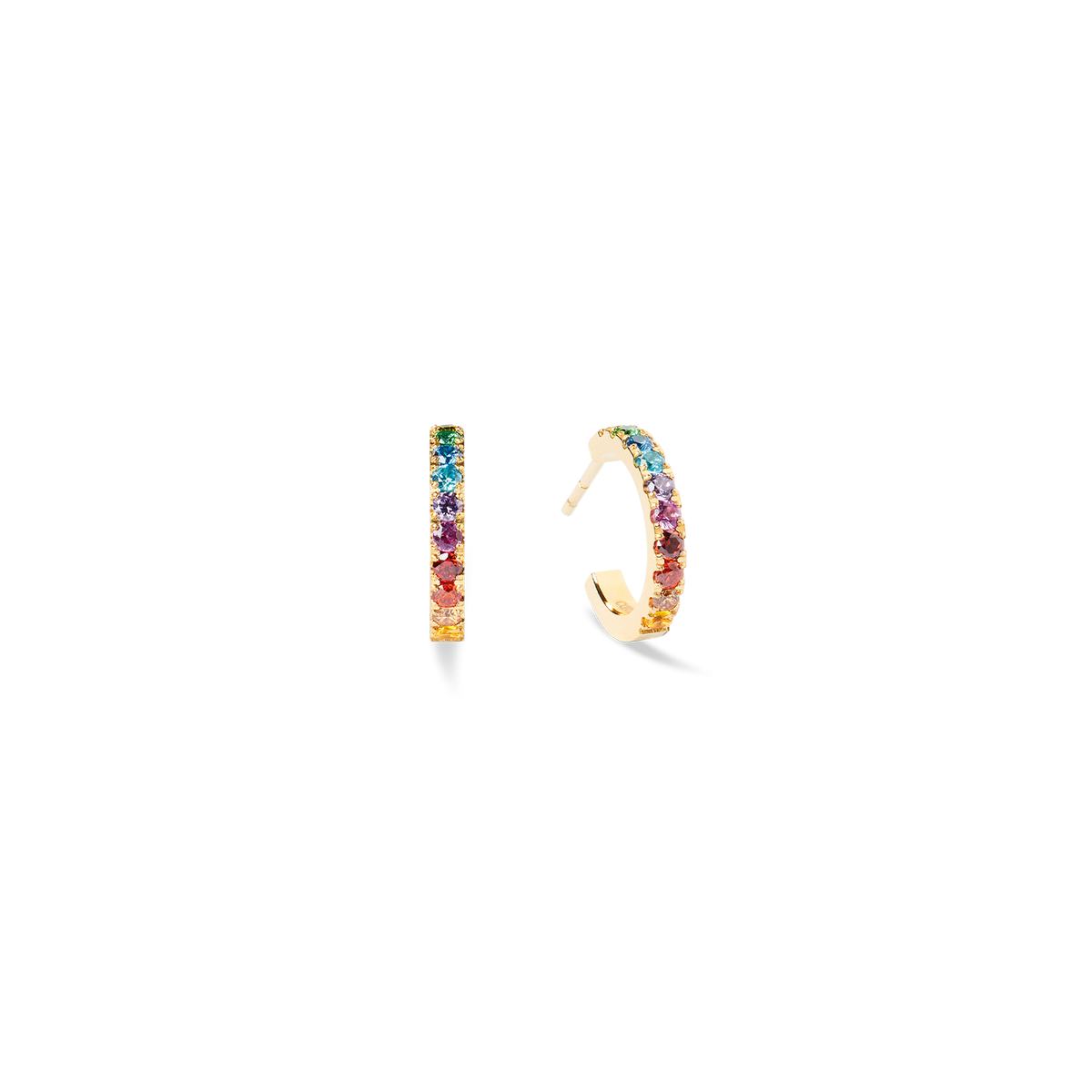Eternal Love Hoop mini gold-rainbow