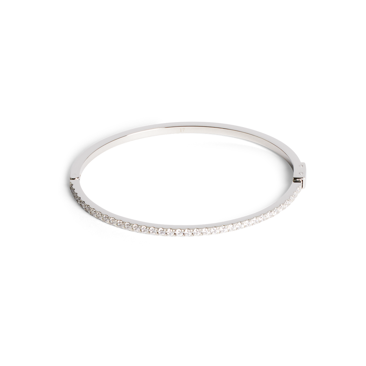 Eternal Love bangle silver-crystal
