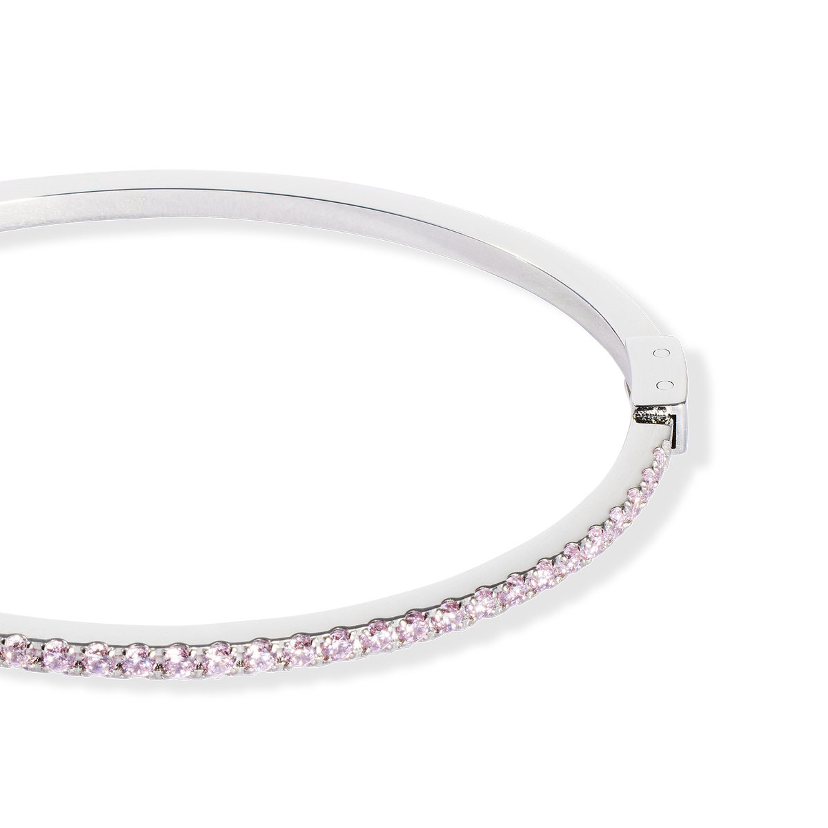 Eternal Love bangle silver-rose