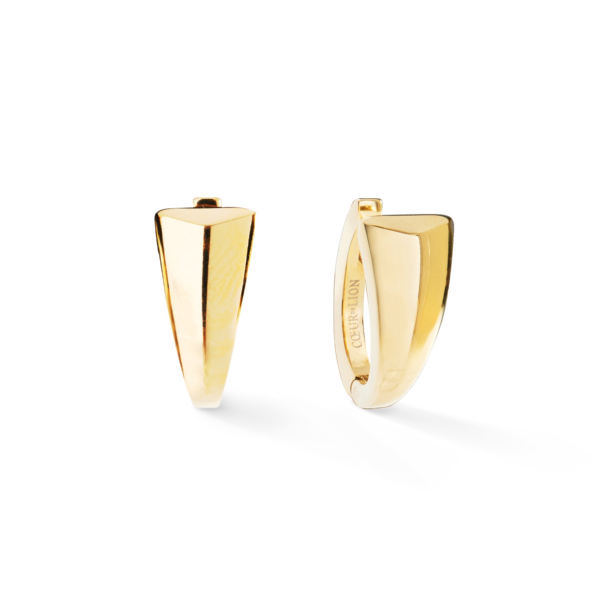 EAR ME UP Creole Tapered Gold