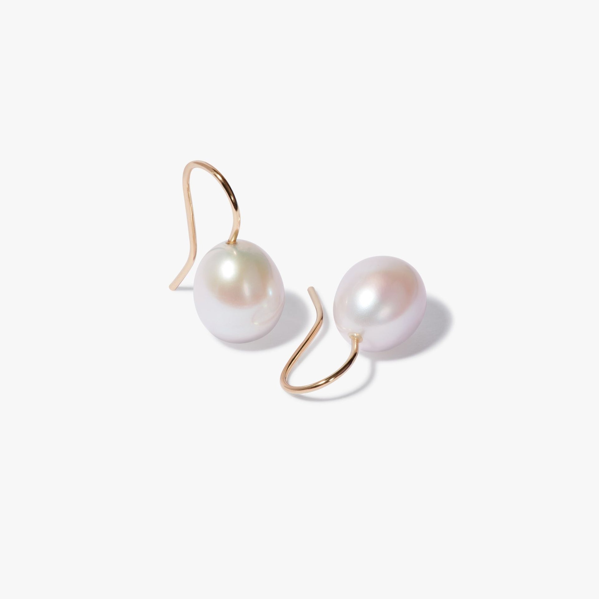 Pearl Hook Drop Earrings