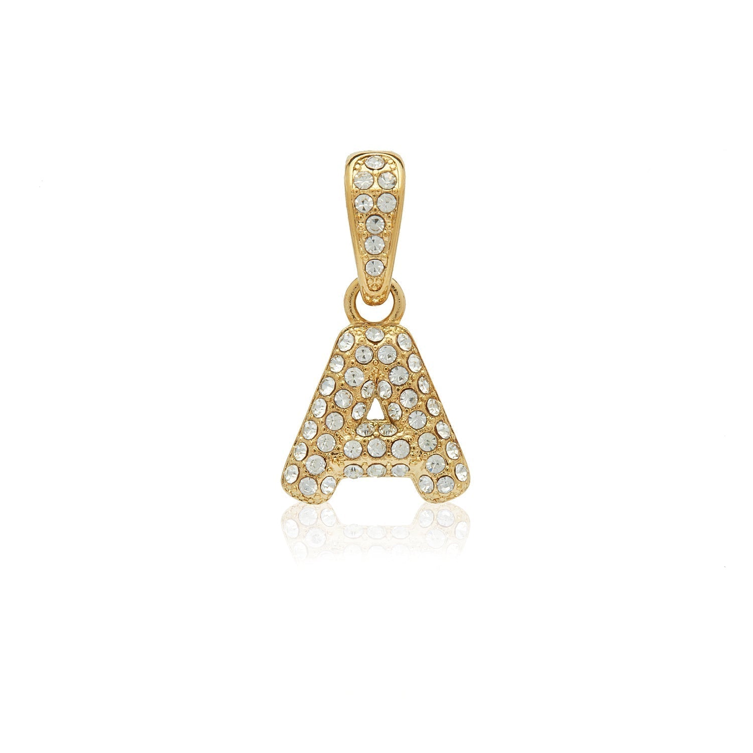 Bubble Initial Pendant (Gold)
