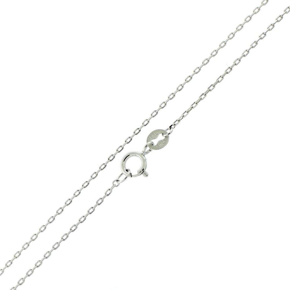 Suzy Levian Sterling Silver Cubic Zirconia Circle Journey Necklace