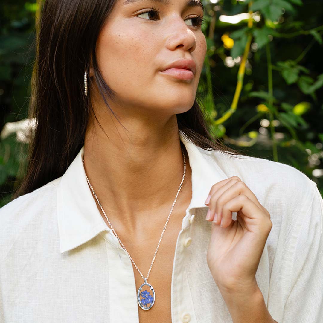 Oval Botanical Necklace