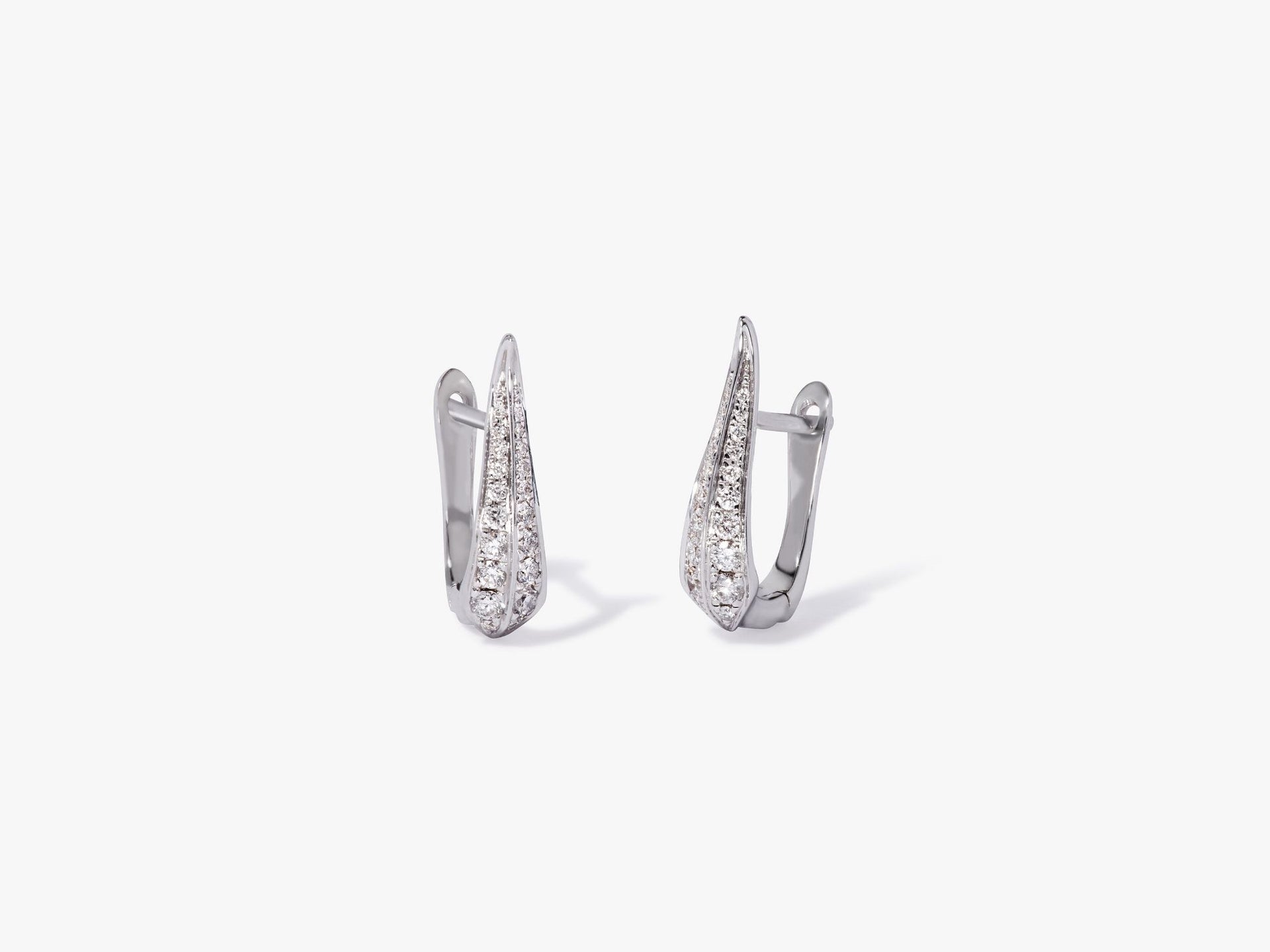 Diamond Hoop Earrings