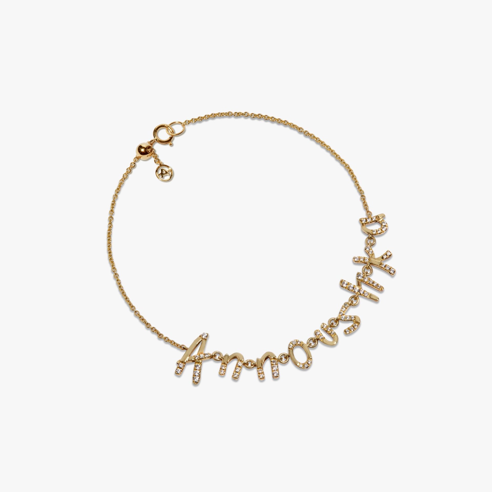 Chain Letters Personalised Bracelet