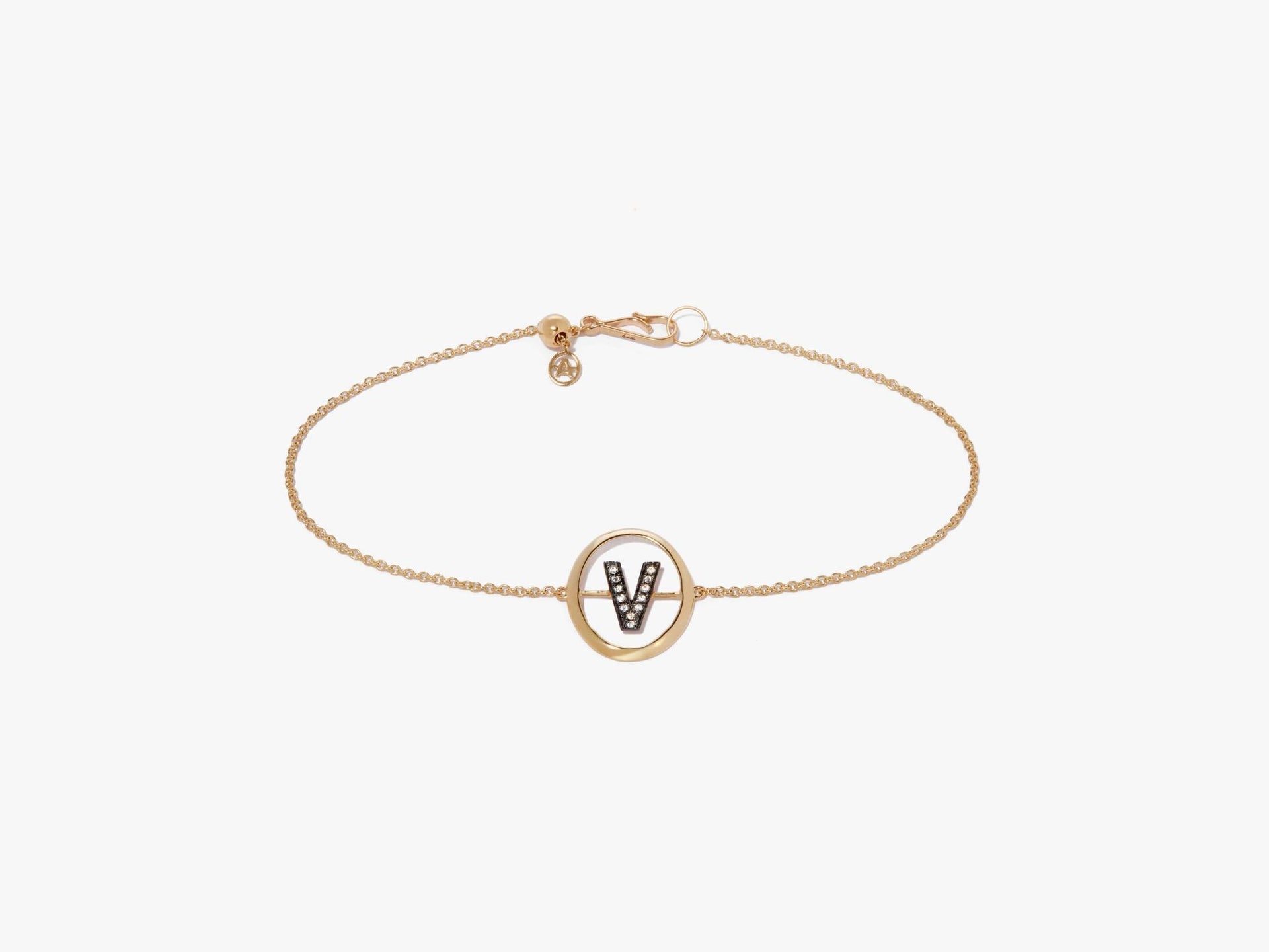 Initials V Bracelet