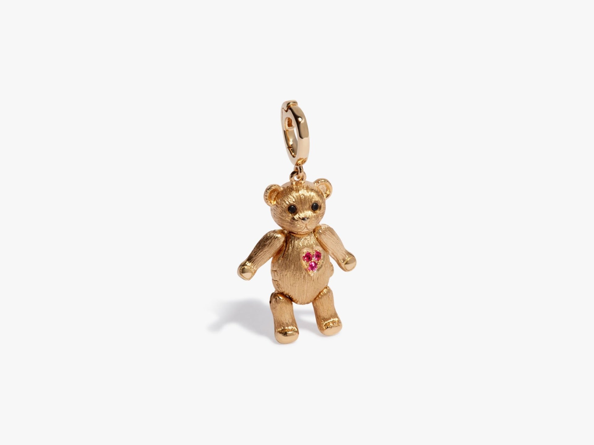 Teddy Bear Locket Charm Pendant