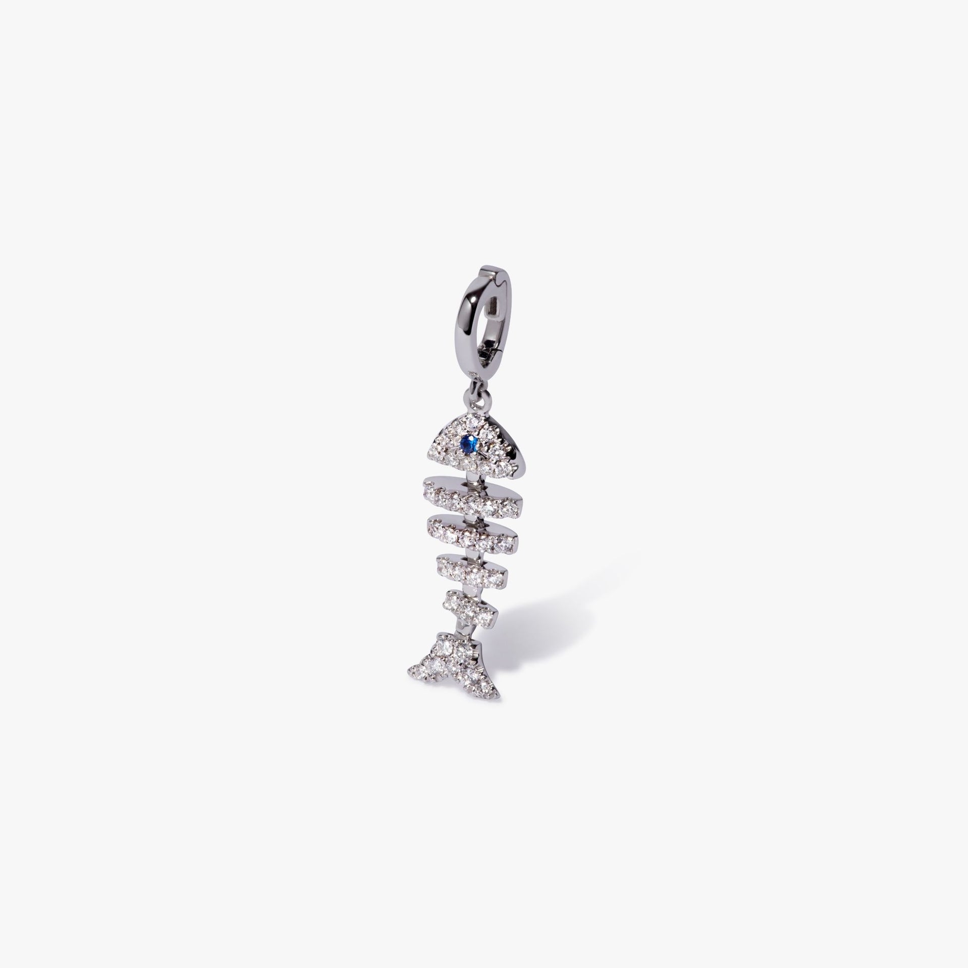 Fish Bones Charm Pendant