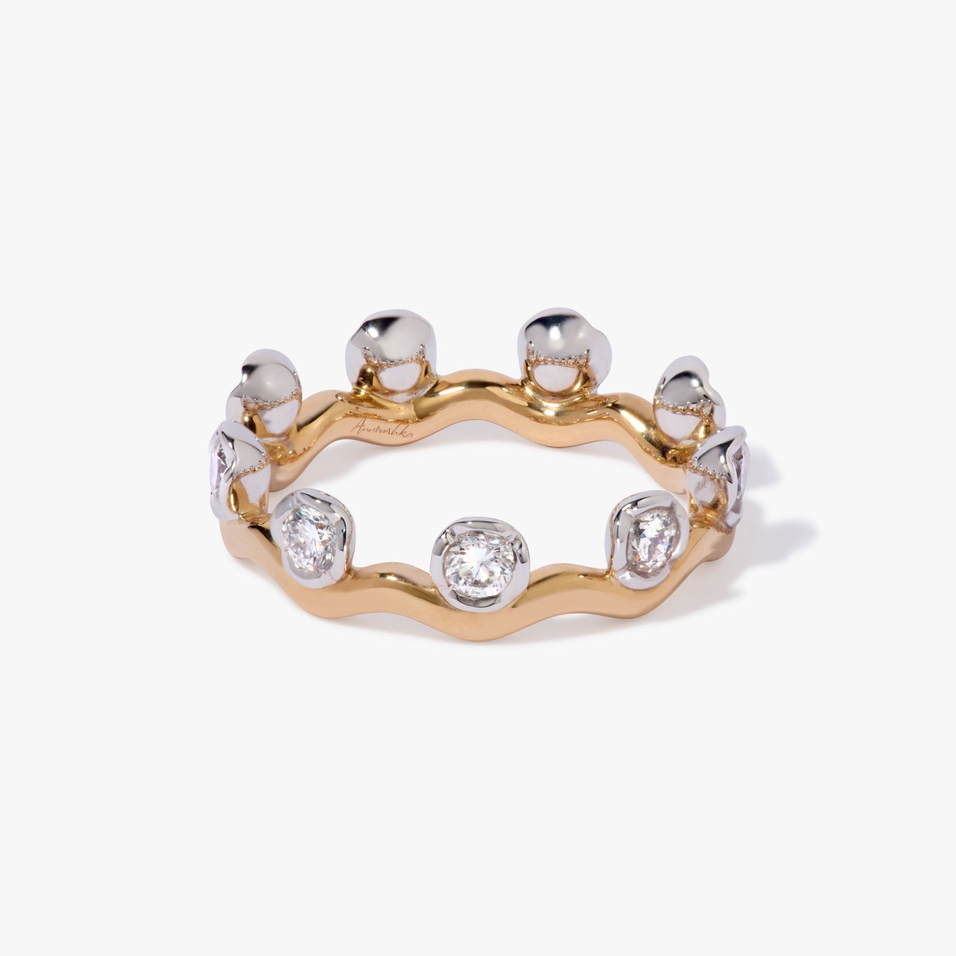 Whoopsie Daisy Diamond & 4mm Ring Stack