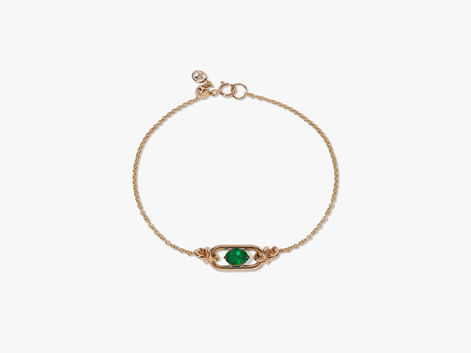 Gem Set Emerald May Bracelet